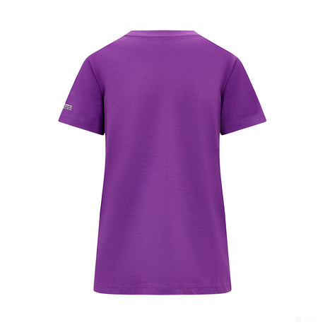 Mercedes Womens Lewis Hamilton Logo Tee, Purple