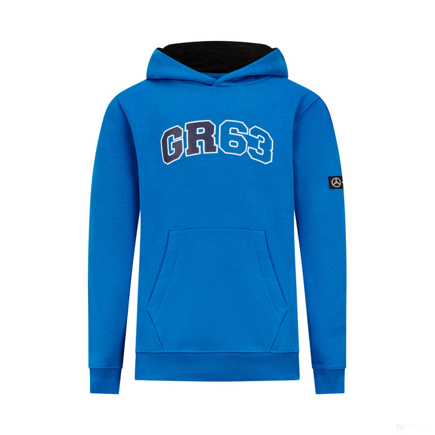 Mercedes George Russell Hoody, Blue - FansBRANDS®