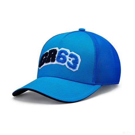 Mercedes George Russell Trucker Cap, Blue - FansBRANDS®