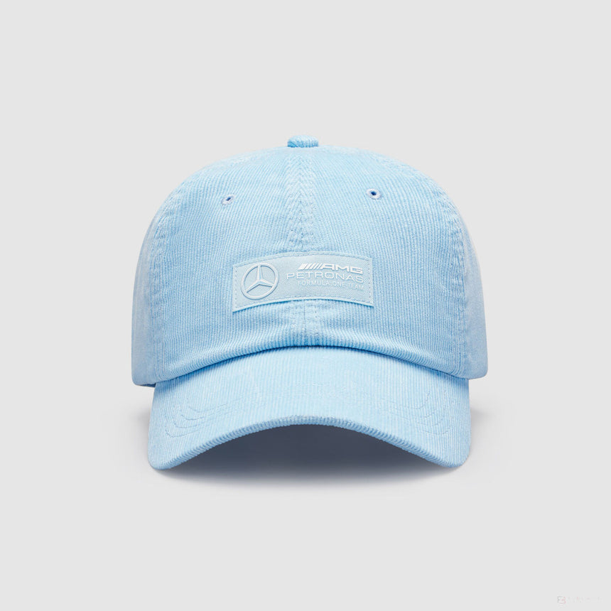 Mercedes Retro Cord Dad Cap, Blue - FansBRANDS®