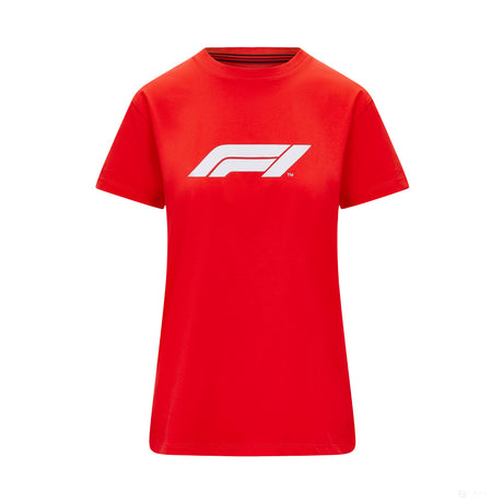 F1 Womens Logo Tee, Red - FansBRANDS®
