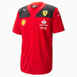 Ferrari Team Mens Baseball Shirt, Red, 2023 - FansBRANDS®
