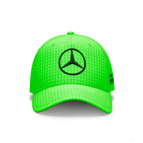 Mercedes Team Lewis Hamilton Col Driver Baseball Cap, Neon Green, 2023 - FansBRANDS®