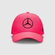 Mercedes Team Lewis Hamilton Col Driver Baseball Cap, Neon Pink, 2023 - FansBRANDS®