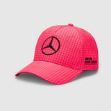 Mercedes Team Lewis Hamilton Col Driver Baseball Cap, Neon Pink, 2023 - FansBRANDS®