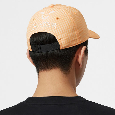 Mercedes Team Lewis Hamilton Col Driver Baseball Cap, Peach, 2023 - FansBRANDS®