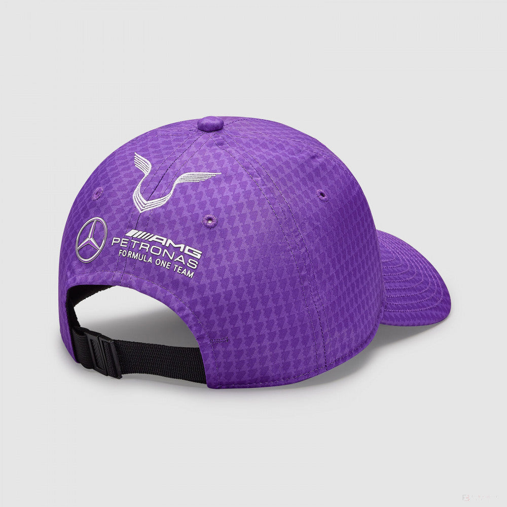 Mercedes Team Kids Lewis Hamilton Col Driver Baseball Cap, Purple, 2023 - FansBRANDS®