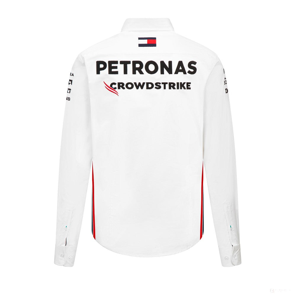 Mercedes Team Mens Team Shirt, White, 2023 - FansBRANDS®