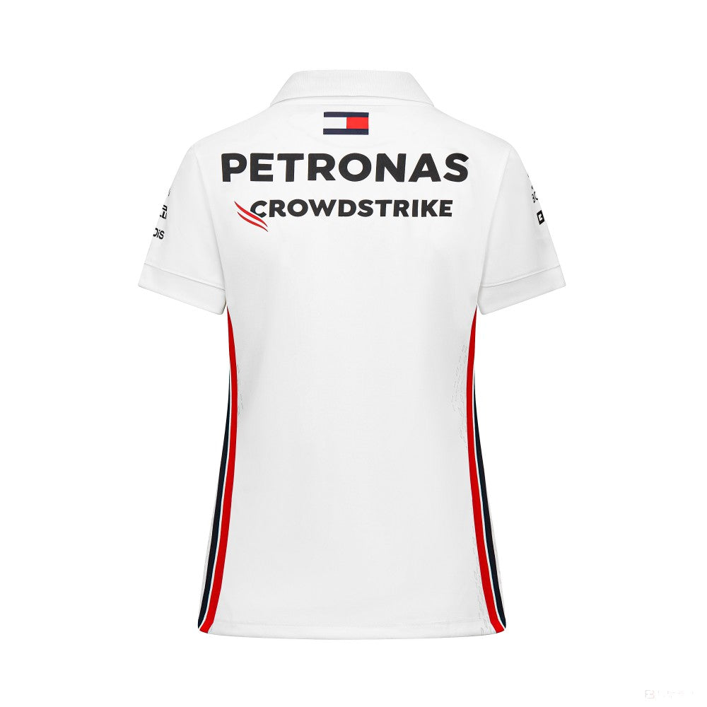 Mercedes Team Womens Polo, White, 2023 - FansBRANDS®