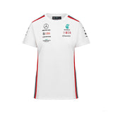 Mercedes Team Womens Driver Tee, White, 2023 - FansBRANDS®