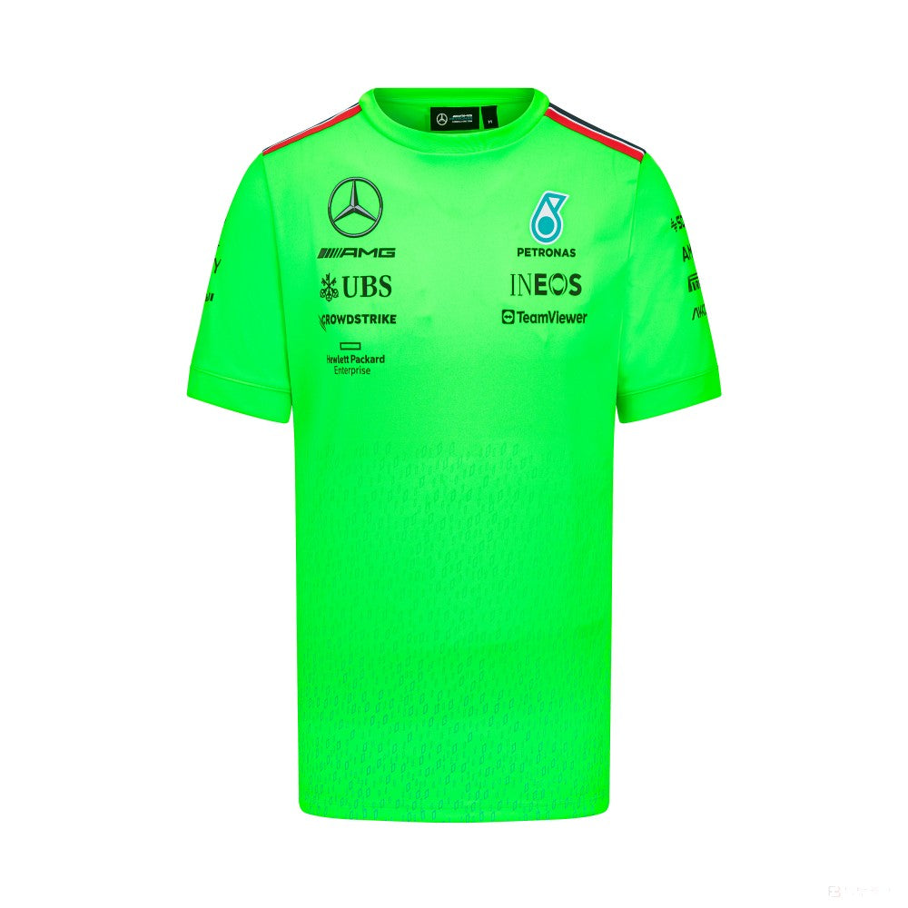 Mercedes Team Set Up Tee, Green, 2023 - FansBRANDS®