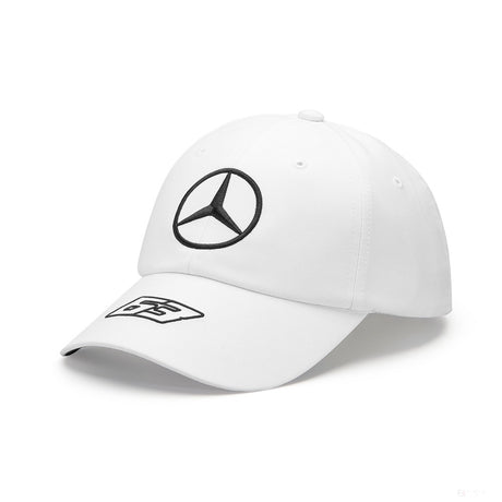 Mercedes Team Kids George Russell Baseball Driver Cap, White, 2023