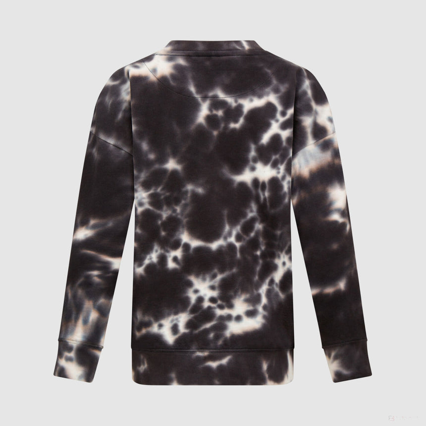 Mercedes Womens Tie Dye Crew, Grey - FansBRANDS®