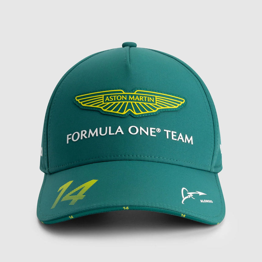 Aston Martin AMF1, Team, Cap, Fernando Alonso, Green đ„