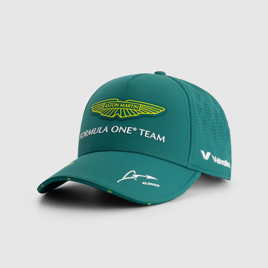 Aston Martin AMF1, Team, Cap, Fernando Alonso, Green đ„