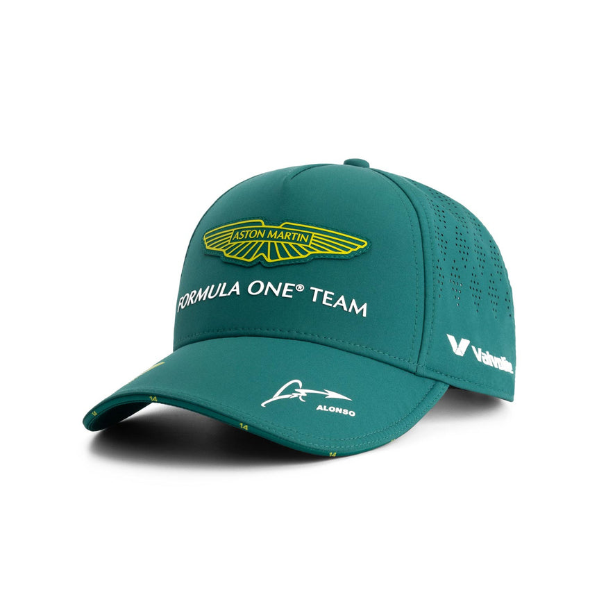 Aston Martin cap, team, Fernando Alonso, kids, green