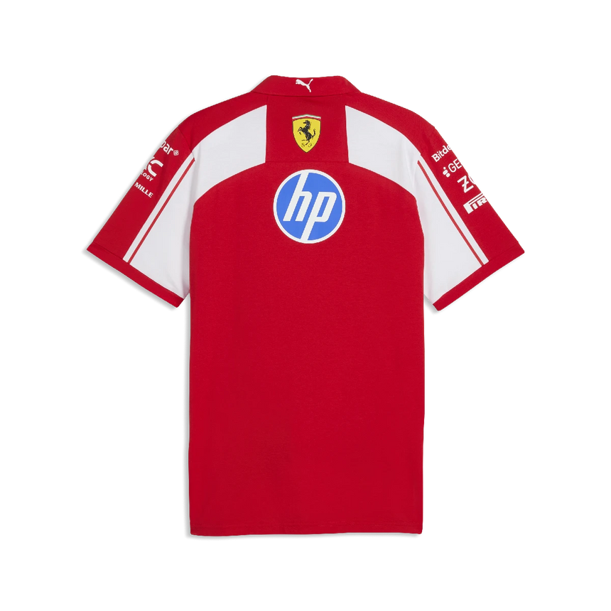 Ferrari polo, team, Puma, red