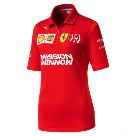 Ferrari Womens Polo, Puma Team, Red, 2019 - FansBRANDS®