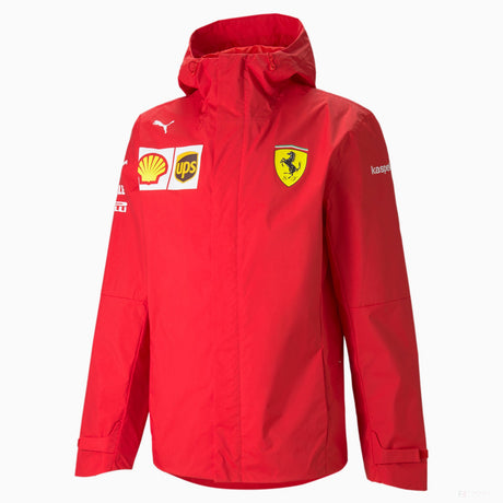 Ferrari Rainjacket, Puma Team, Red, 20/21 - FansBRANDS®