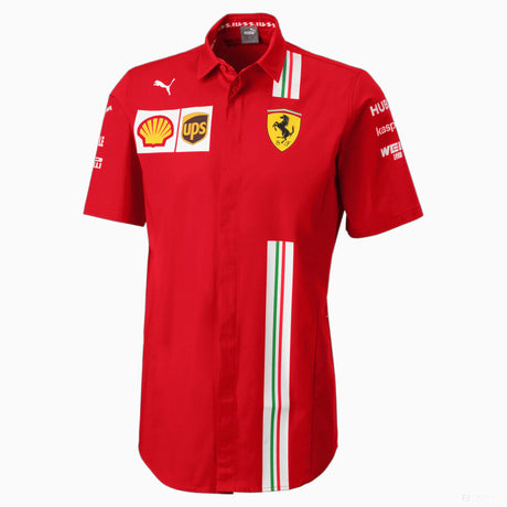 Ferrari Shirt, Puma Team, Red, 20/21 - FansBRANDS®