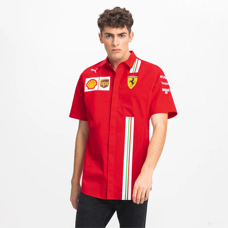 Ferrari Shirt, Puma Team, Red, 20/21 - FansBRANDS®