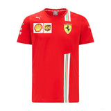 Ferrari T-shirt, Puma Carlos Sainz, Red, 2021 - FansBRANDS®