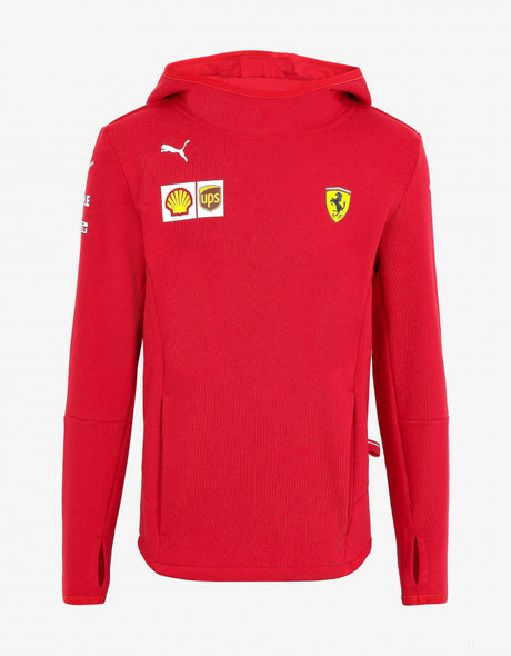 Ferrari Kids Hoodie, Team, Red, 20/21 - FansBRANDS®