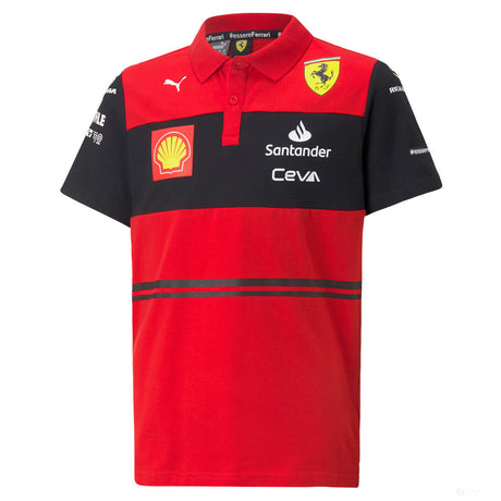 Puma Ferrari Kids Polo, Red, 2022 - FansBRANDS®