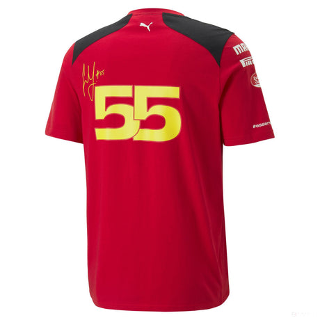 Ferrari Sainz Tee Rosso Corsa