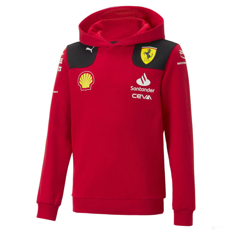 Ferrari Team Hoodie Kids Rosso Corsa - FansBRANDS®