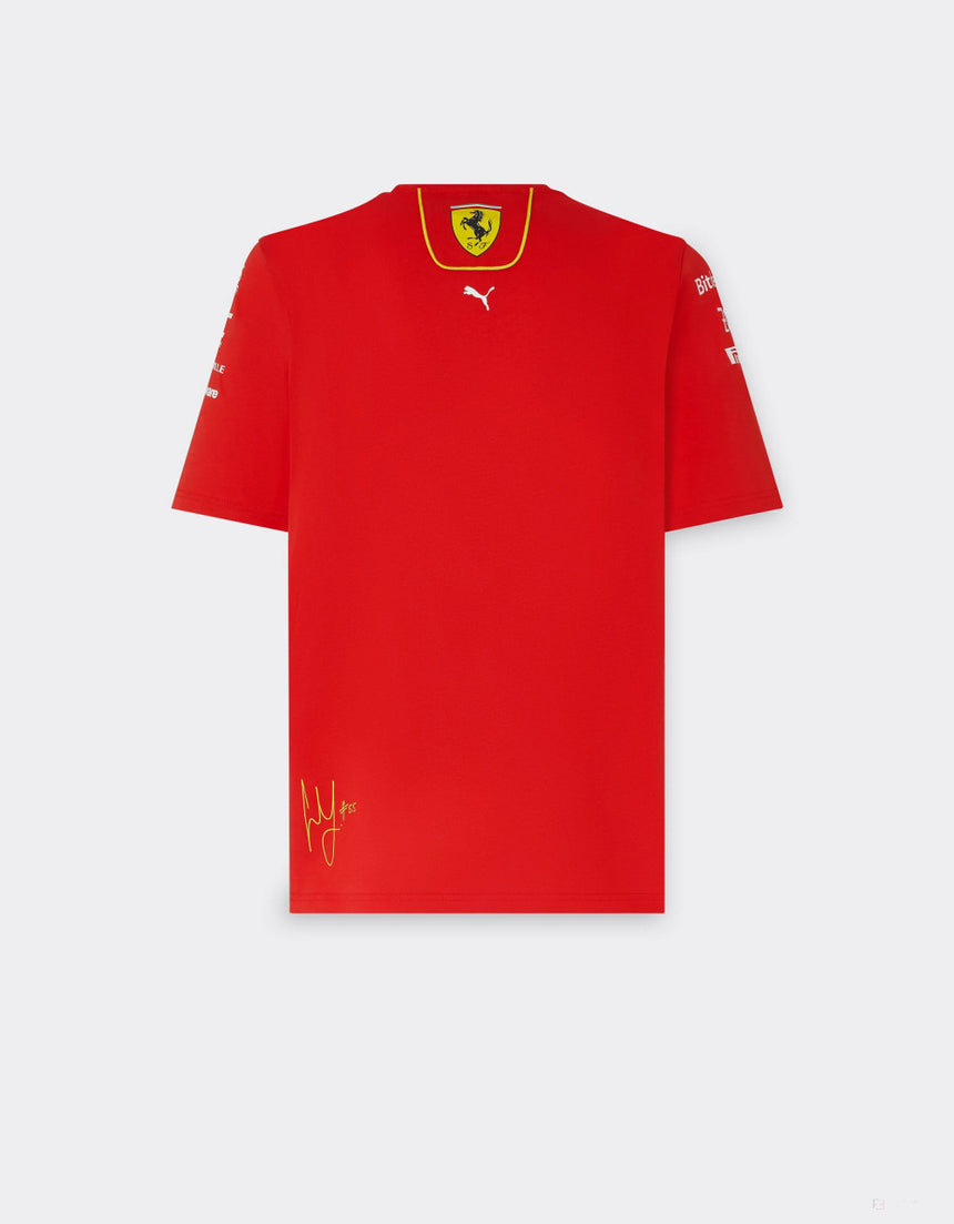 Ferrari t-shirt, Puma, Carlos Sainz, red - FansBRANDS®