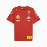 Ferrari t-shirt, Puma, Carlos Sainz, red - FansBRANDS®