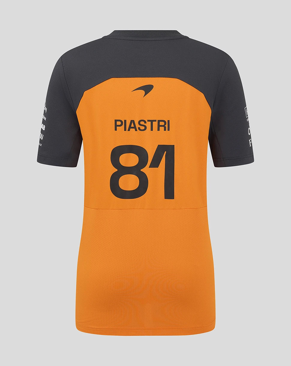 Camiseta con la configuración del equipo McLaren F1, Oscar Piastri, para niños 🔥