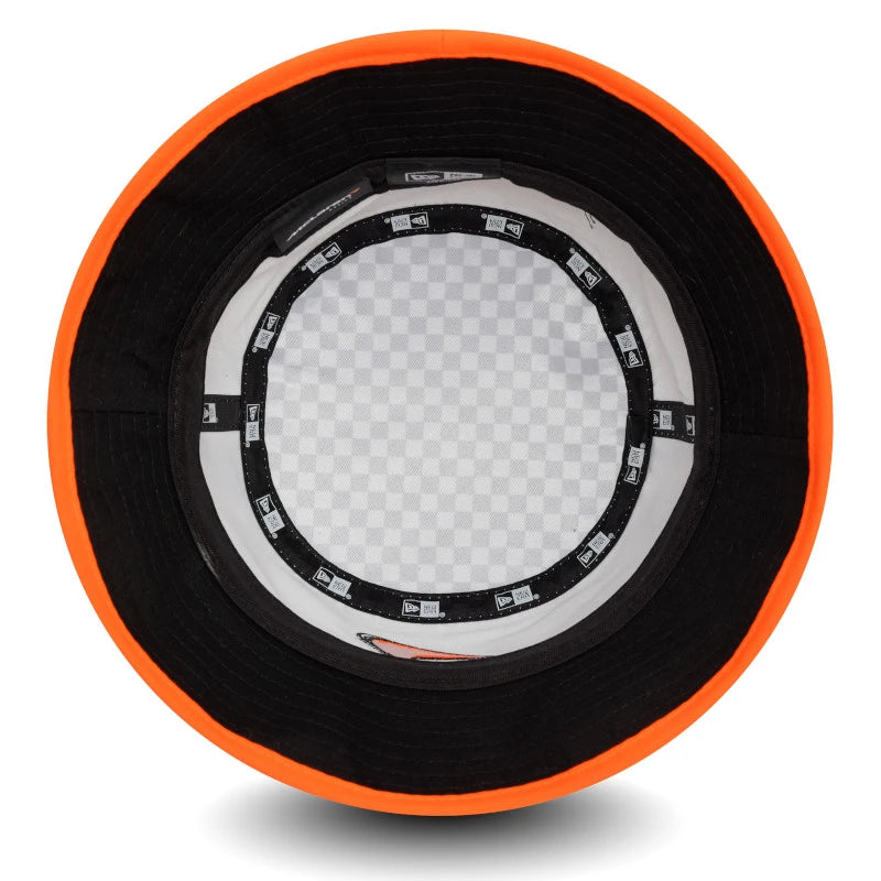 McLaren Checkered Tapered Bucket Hat, White š„