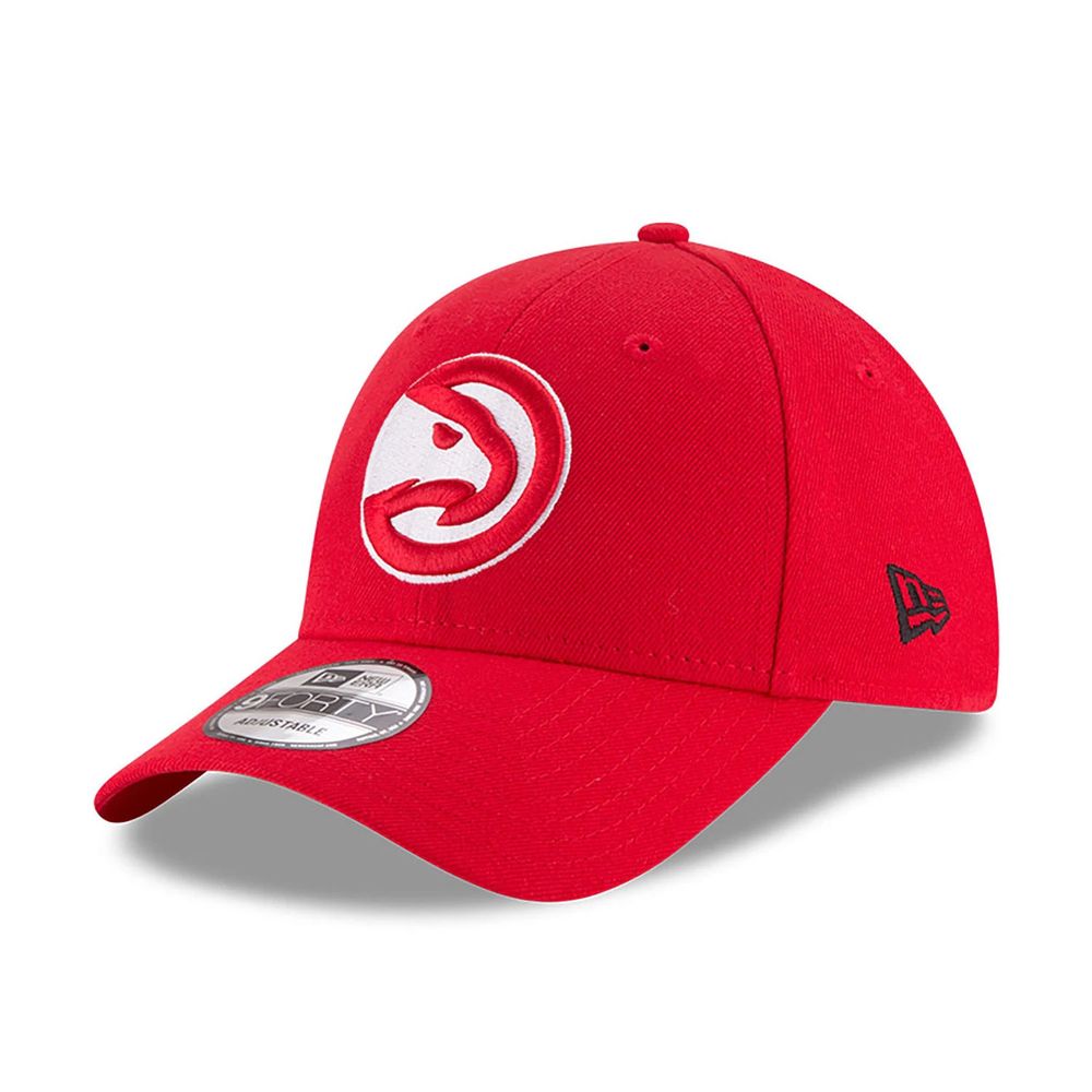 Gorra de béisbol roja de los Atlanta Hawks