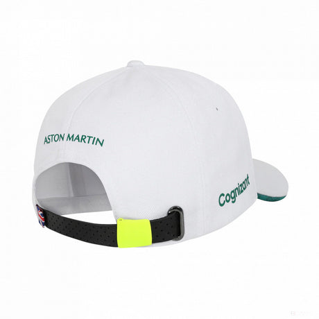 Aston Martin Baseball Cap, Team, Adult, White, 2022