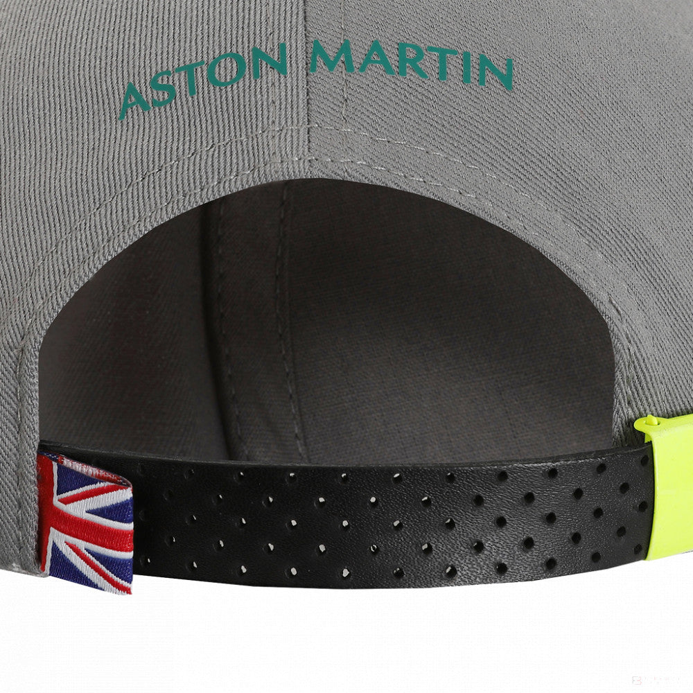 Aston Martin Sebastian Vettell Baseball Cap, Adult, Grey, 2022 - FansBRANDS®