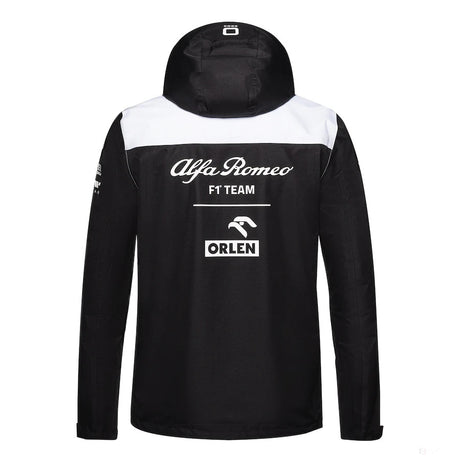 Alfa Romeo Team Rain jacket, Black, 2022 - FansBRANDS®