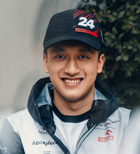 Alfa Romeo Baseball Cap, Zhou Guanyu Team, Adult, Black, 2022 - FansBRANDS®
