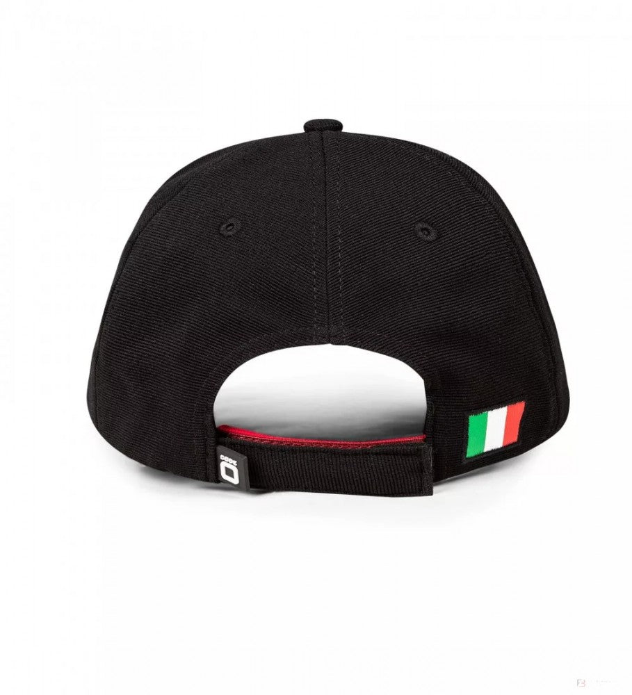 Alfa Romeo Baseball Cap, Italian GP, Adult, Black, 2022 - FansBRANDS®