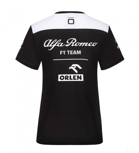 Alfa Romeo Womens Team T-Shirt, Black, 2022