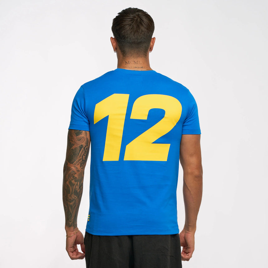 Ayrton Senna t-shirt, #SENNA, blue