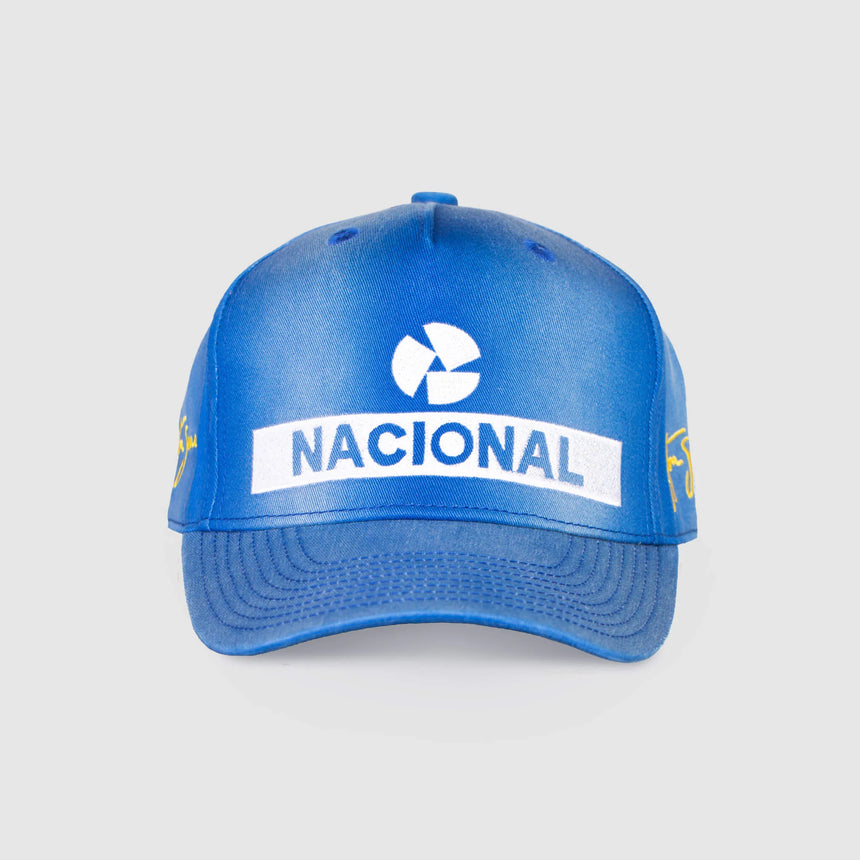 Ayrton Senna cap, Nacional, replica, blue