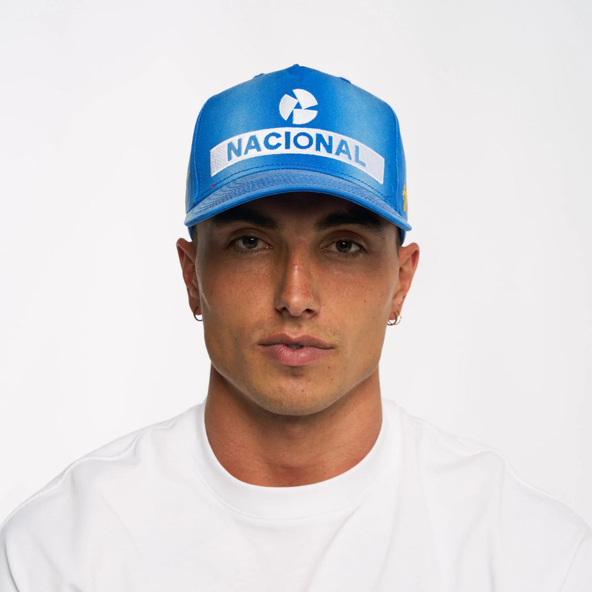 Ayrton Senna cap, Nacional, replica, blue
