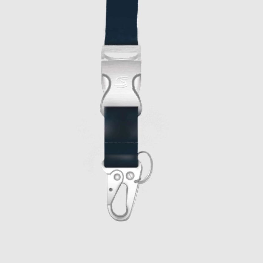 Ayrton Senna lanyard, blue
