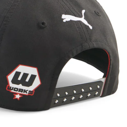 Gorra BMW, Puma, MMS, visera plana, negra