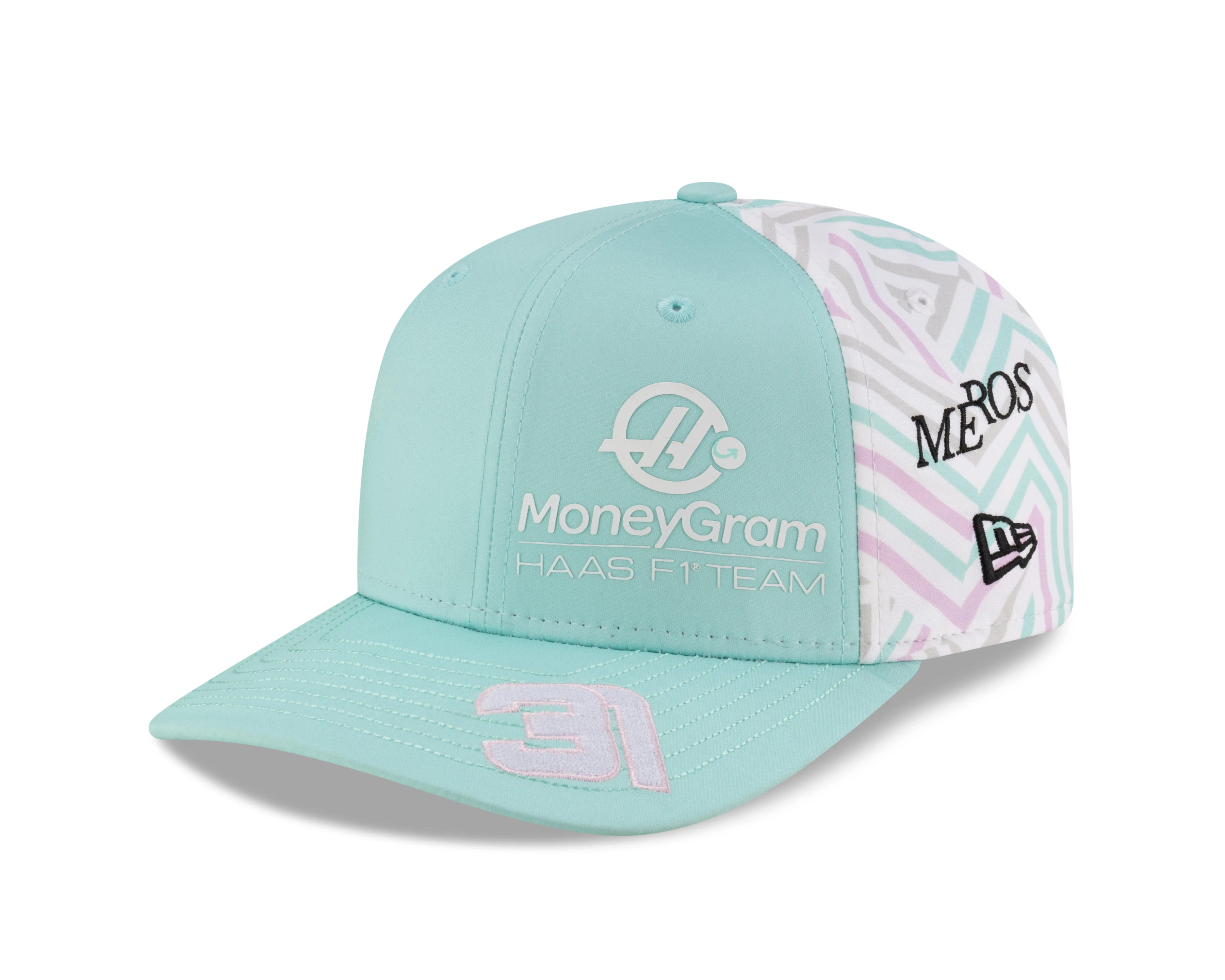 Gorra Haas F1 Miami KM 9SEVENTY SS, negra 🔥