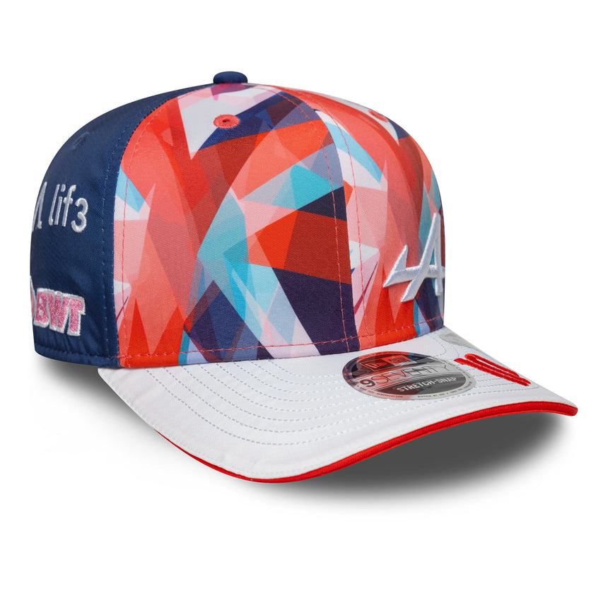 Gorra Alpine Pierre Gasly 9SEVENTY, blanca 🔥