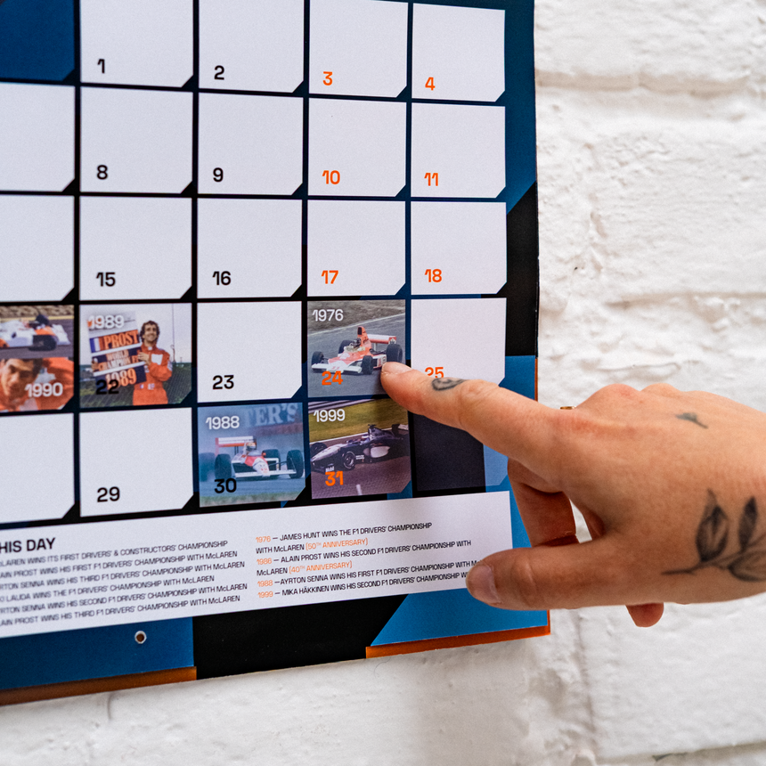 McLaren Formula 1 Team - Official Calendar - 2026