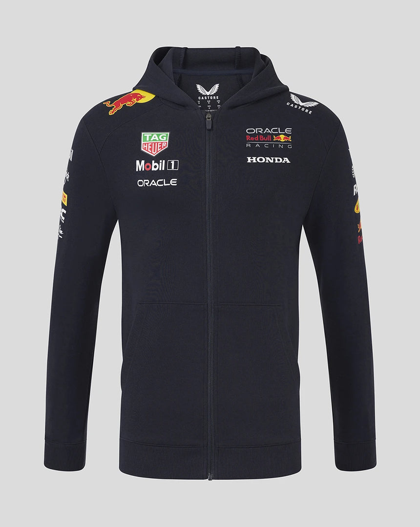 Sudadera con capucha y cremallera completa Red Bull Racing, cielo nocturno 🔥